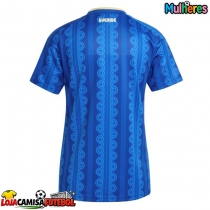 Camisa de Futebol Suécia Equipamento Secundário Mulheres Mundo 2026 Manga Curta